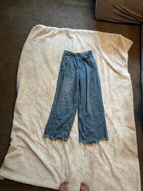 WE THE FREE HIGH WAISTED WIDE LEG JEANS